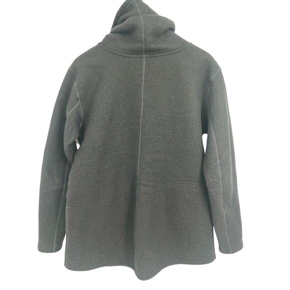 Smartwool Navy Blue Plush Fleece Wool Turtleneck Pullover Women’s Large - Picture 2 of 7